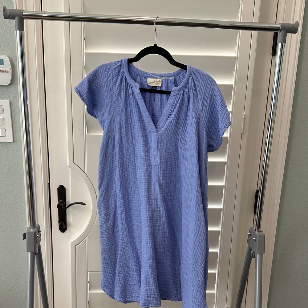 Universal Thread Purpke/Blue Short Sleeve Tunic Dress